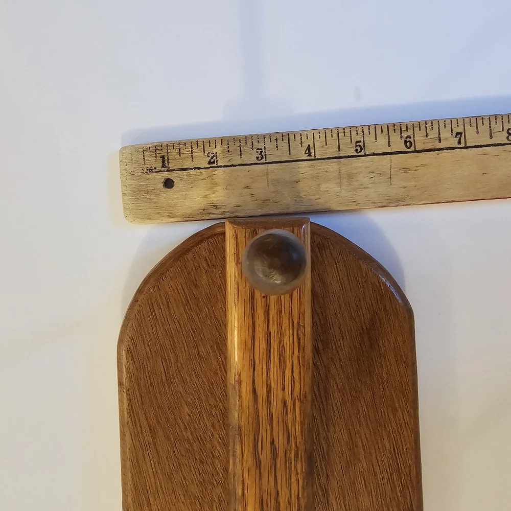 Vintage Handmade Oak Wooden Napkin Holder Cottage Core Farmcore Nostalgia 90s